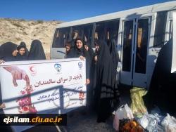 دیدار دانشجویان پردیس امام جعفر صادق(ع) با سالمندان مرکز آسایش ایلام