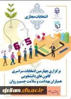 برگزاری چهارمین انتخابات سراسری کانون های دانشجویی همیاران بهداشت و سلامت جسم و روان