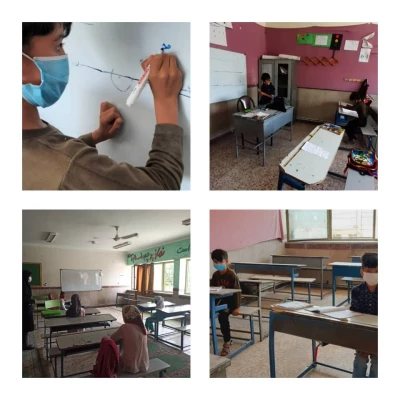 حرکت جهادی تدریس به دانش آموزان روستاها و محله های محروم شهرستان ایلام 