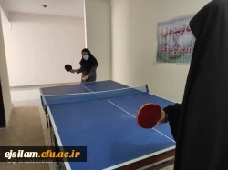 برگزاری مسابقه وزرشی دارت و تنیس روی میز به مناسبت هفته تربیت بدنی
