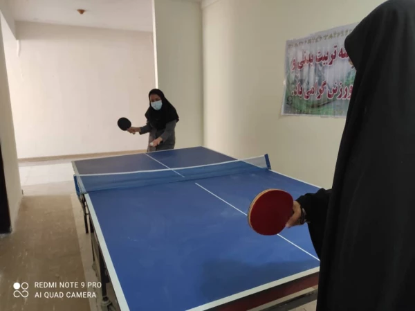 برگزاری مسابقه وزرشی دارت و تنیس روی میز به مناسبت هفته تربیت بدنی