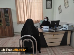 استقرار ایستگاه سلامت به مناسبت هفته سراهای دانشجویی در پردیس امام جعفرصادق(ع) 2