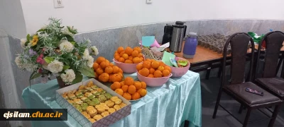 برگزاری جشن شب یلدا در سرای دانشجویی پردیس امام جعفر صادق(ع) با حضور اساتید و کارکنان و دانشجویان 

برگزاری جشن شب یلدا در سرای دانشجویی پردیس امام جعفر صادق(ع) با حضور اساتید و کارکنان و دانشجویان 