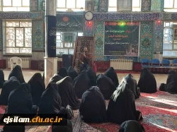 برگزاری مراسم شهادت حضرت زهرا (س)  با حضور اساتید و کارکنان و دانشجویان پردیس امام جعفر صادق (ع)در حسینیه موسوی شهر ایلام  2