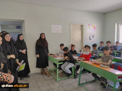 بازدید اعضای انجمن علمی  پردیس امام جعفر صادق(ع) از مدرسه ابتدایی دوره دوم ستارگان زاگرس