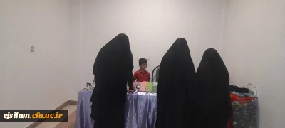 برپایی ایستگاه عفاف و حجاب به مناسبت ولادت حضرت معصومه (س) و روز دختر