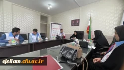 برگزاری جلسه هم اندیشی مسئول فرهنگی پردیس امام جعفر صادق(ع) با معاونت جوانان سازمان هلال احمر استان 2