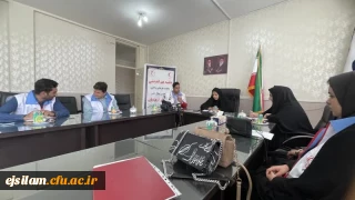 برگزاری جلسه هم اندیشی مسئول فرهنگی پردیس امام جعفر صادق(ع) با معاونت جوانان سازمان هلال احمر استان