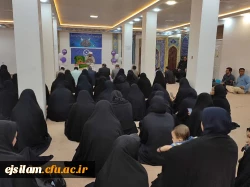 حضور خادمین رضوی همراه با پرچم سبز و متبرک امام رضا (ع) و برپایی جشن میلاد امام رضا (ع) در پردیس امام جعفر صادق(ع) 2