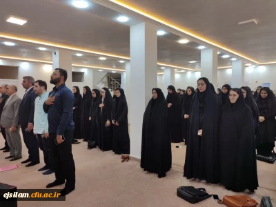 حضور خادمین رضوی همراه با پرچم سبز و متبرک امام رضا (ع) و برپایی جشن میلاد امام رضا (ع) در پردیس امام جعفر صادق(ع)