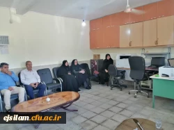 حضور هیئت رئیسه دانشگاه فرهنگیان استان ایلام در مجتمع امام علی (ع) 2