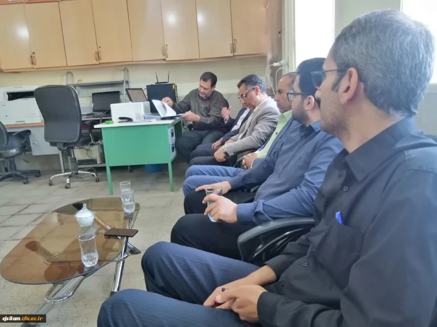 حضور هیئت رئیسه دانشگاه فرهنگیان استان ایلام در مجتمع امام علی (ع) 2