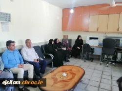 حضور هیئت رئیسه دانشگاه فرهنگیان استان ایلام در مجتمع امام علی (ع) 2