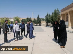 حضور هیئت رئیسه دانشگاه فرهنگیان استان ایلام در مجتمع امام علی (ع) 2