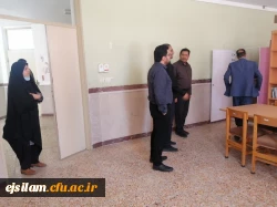 حضور هیئت رئیسه دانشگاه فرهنگیان استان ایلام در مجتمع امام علی (ع) 2