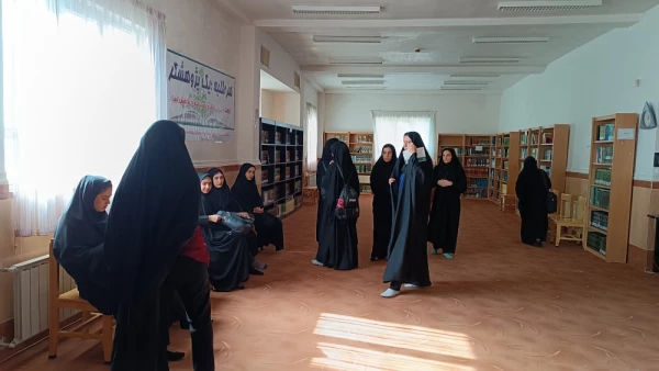 بازدید از کتابخانه حوزه علمیه فاطمه زهرای اطهر (س) ایلام  2