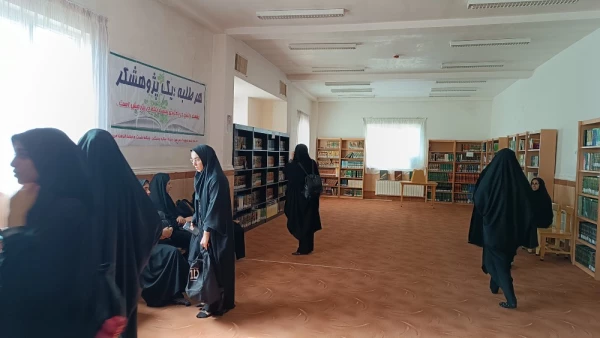 بازدید از کتابخانه حوزه علمیه فاطمه زهرای اطهر (س) ایلام  2