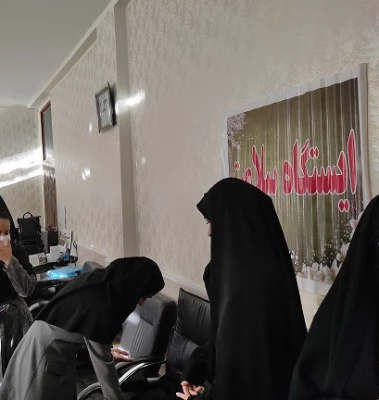 استقرار ایستگاه سلامت در پردیس امام جعفرصادق(ع) به مناسبت هفته ملی سلامت زنان  2