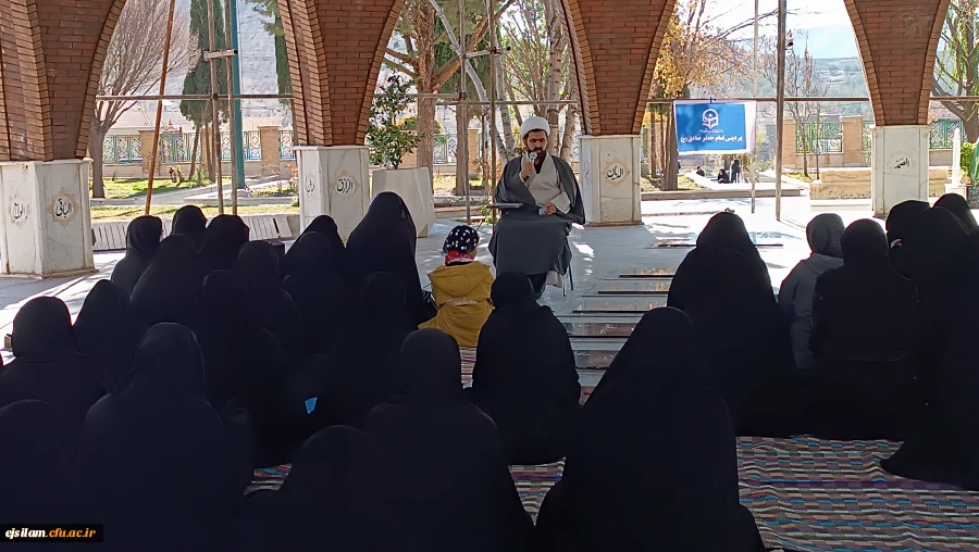 حضور اساتید، کارکنان و دانشجومعلمان پردیس امام جعفرصادق(ع) در گلزار شهدای بهشت رضا به مناسبت شهادت حضرت زهرا (س) 2