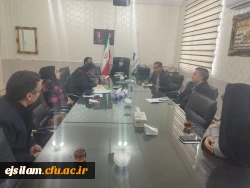 بازدید گروه نظارت و ارزیابی دانشگاه ایلام از بخش های مختلف پردیس امام جعفر صادق (ع) 2