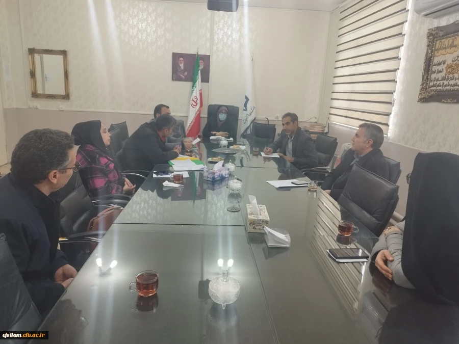 بازدید گروه نظارت و ارزیابی دانشگاه ایلام از بخش های مختلف پردیس امام جعفر صادق (ع) 2