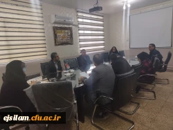 بازدید گروه نظارت و ارزیابی دانشگاه ایلام از بخش های مختلف پردیس امام جعفر صادق (ع) 2