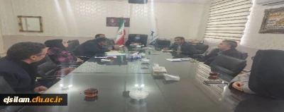 بازدید گروه نظارت و ارزیابی دانشگاه ایلام از بخش های مختلف پردیس امام جعفر صادق (ع)