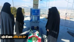 مراسم غبارروبی و عطرافشانی مزار شهید گمنام به مناسبت دهه فجر 5