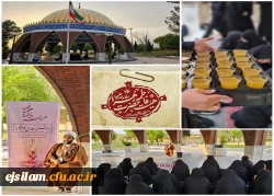 برگزاری مراسم روضه هفتگی در جوار مزار شهدای گمنام توسط دانشجومعلمان هیئت بنات الزهرا(س) 2