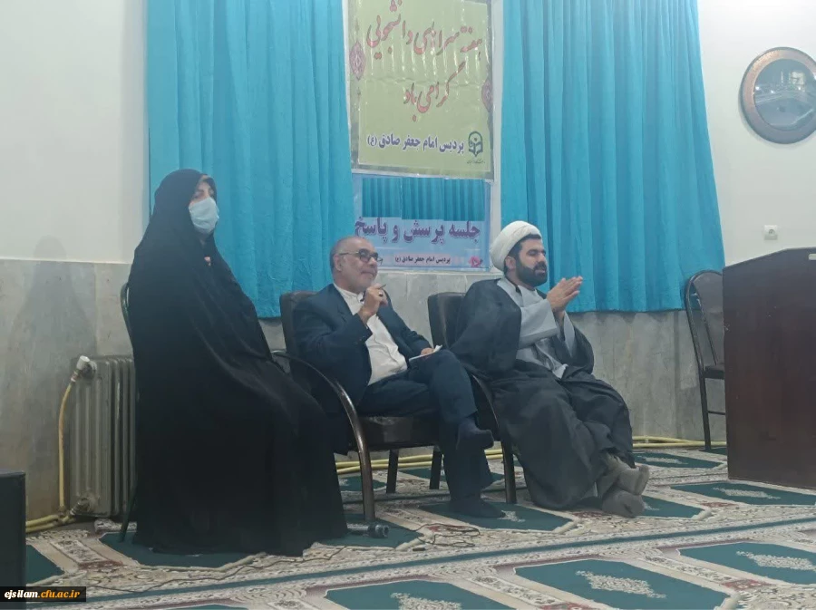 برگزاری نشست پرسش پاسخ مسئولین  پردیس و مدیریت امور پردیس های استانی و دانشجویان به مناسبت هفته سراهای دانشجویی  2