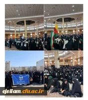 تجمع  دانشجومعلمان، اساتید و کارکنان دانشگاه فرهنگیان به مناسبت شهادت مجاهد بزرگ امت اسلامی جناب حجت الاسلام و المسلمین سید حسن نصرالله دبیرکل حزب الله لبنان  2