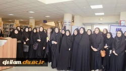 بازدید دانشجویان پردیس امام جعفر صادق (ع) از کتابخانه مرکزی 2