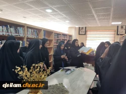 بازدید دانشجویان پردیس امام جعفر صادق (ع) از کتابخانه مرکزی 2