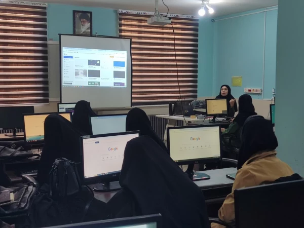 کارگاه کارکرد هوش مصنوعی در پژوهش برای دانشجویان دختر در پردیس امام جعفر صادق (ع) برگزار شد 2