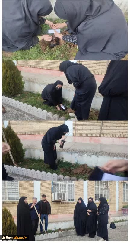 کاشت نهال به مناسبت روز درختکاری در پردیس امام جعفر صادق(ع) 2