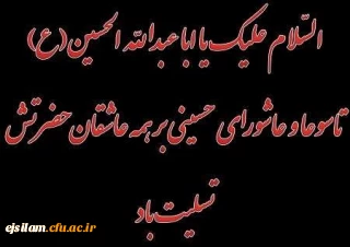 تاسوعا و عاشورای حسینی بر همه دلدادگان آن جضرت تسلیت باد