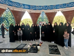 ه مناسبت گرامی داشت شهدای دانشجومعلم ،مراسم غبارروبی و عطرافشانی مزار شهید حمید زرگوش برگزار شد 2